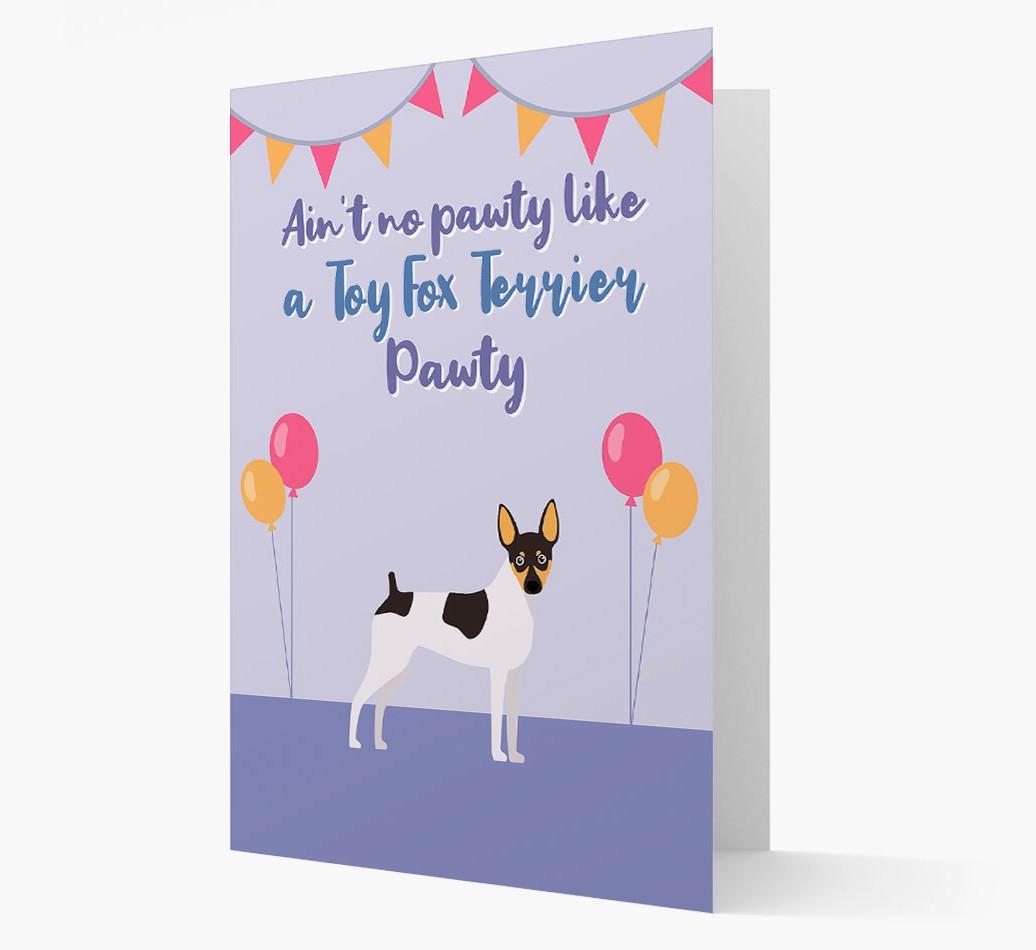 Ain't No Pawty: Personalized {breedFullName} Card