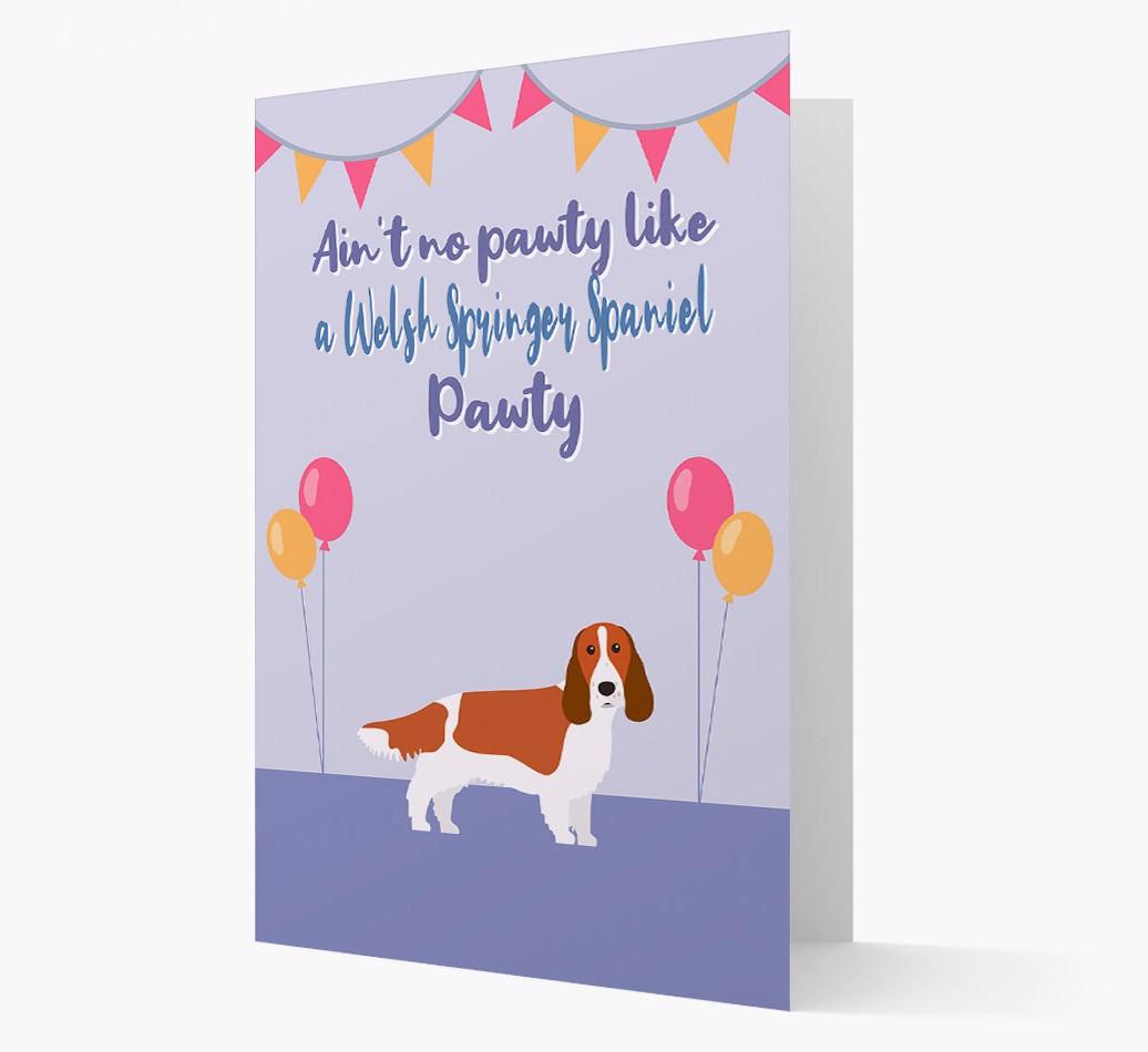 Ain't No Pawty: Personalized {breedFullName} Card