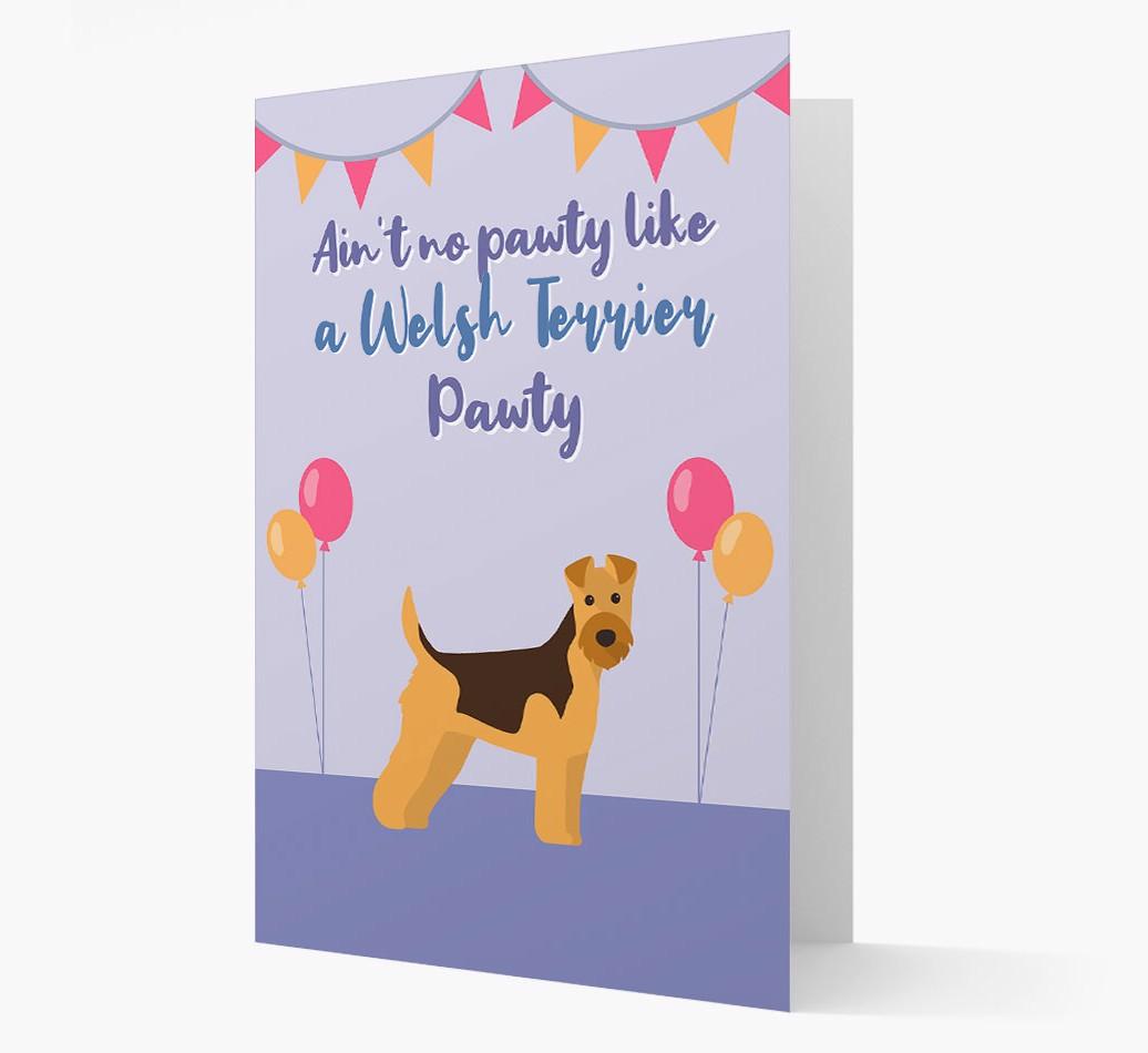 Ain't No Pawty: Personalized {breedFullName} Card