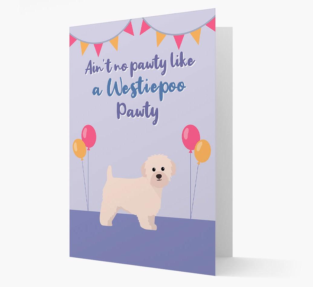 Ain't No Pawty: Personalized {breedFullName} Card