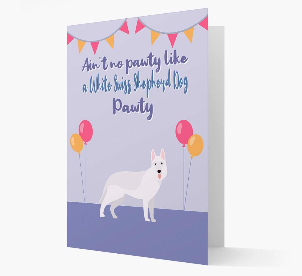 Ain't No Pawty: Personalized {breedFullName} Card