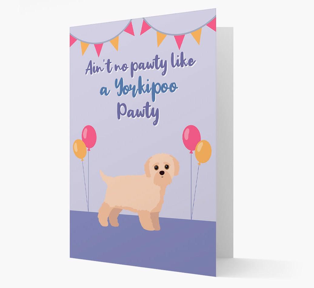 Ain't No Pawty: Personalized {breedFullName} Card