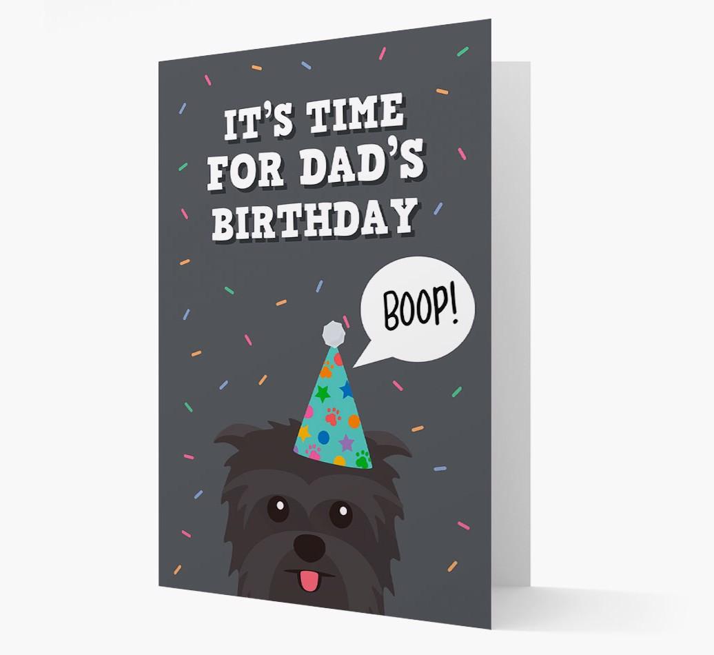 Dad's Birthday Boop: Personalised {breedFullName} Card