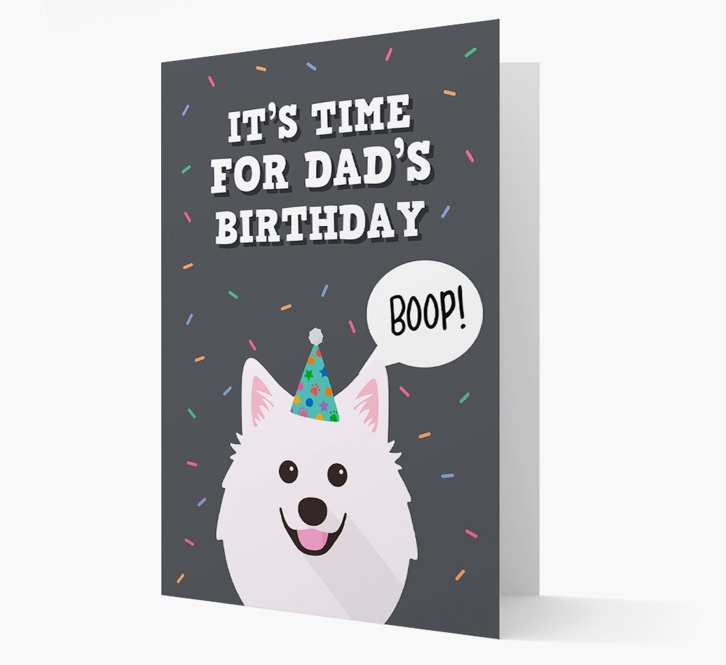 Dad's Birthday Boop: Personalised {breedFullName} Card