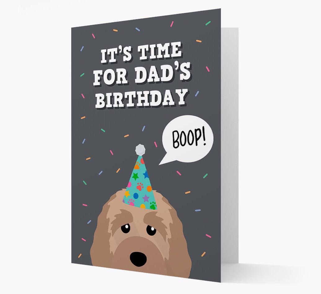 Dad's Birthday Boop: Personalised {breedFullName} Card