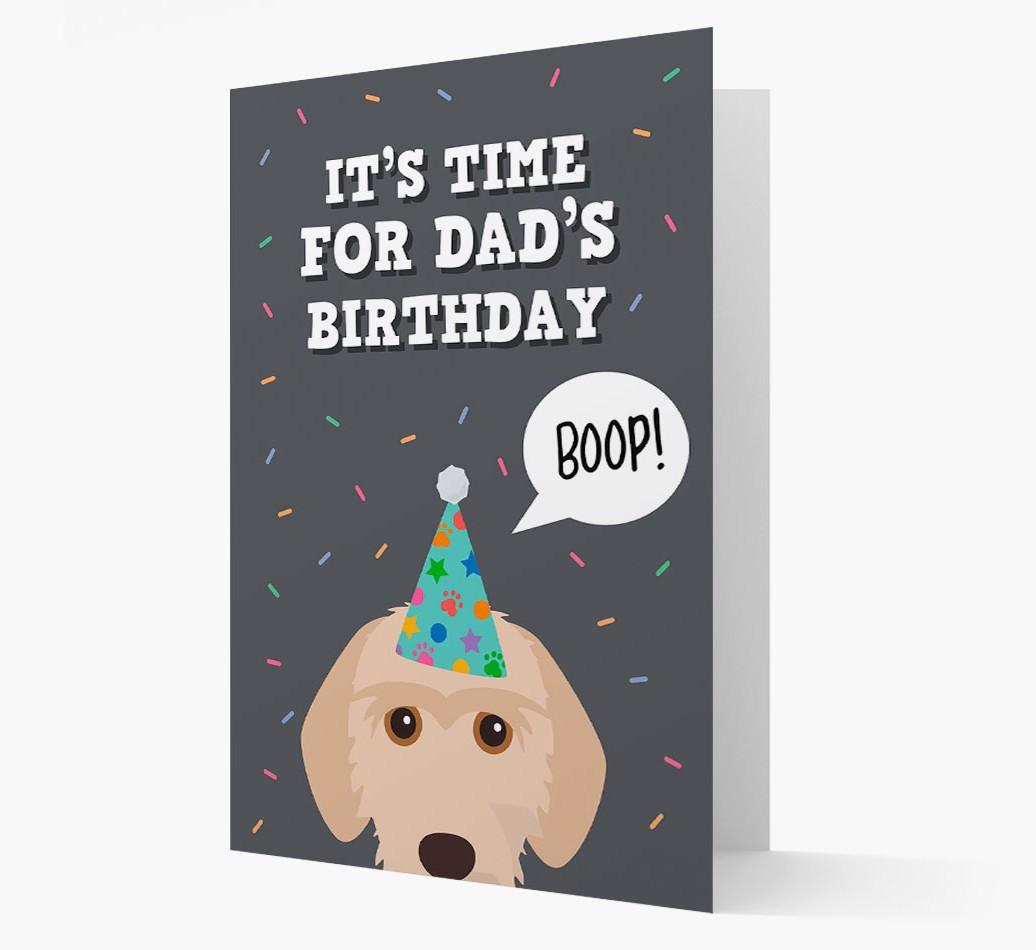 Dad's Birthday Boop: Personalised {breedFullName} Card
