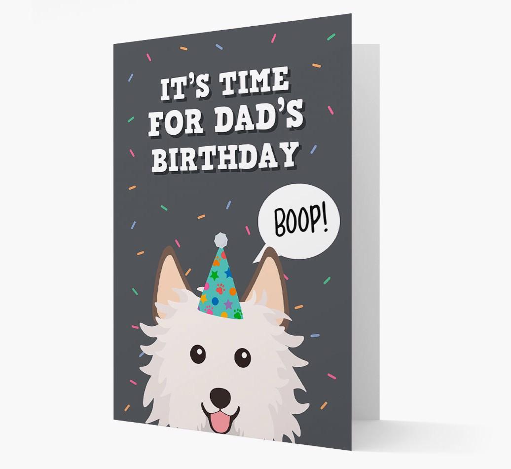 Dad's Birthday Boop: Personalised {breedFullName} Card