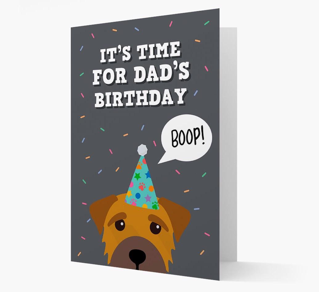 Dad's Birthday Boop: Personalised {breedFullName} Card