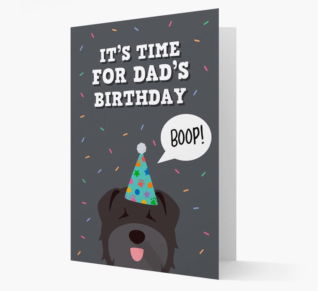 Dad's Birthday Boop: Personalised {breedFullName} Card