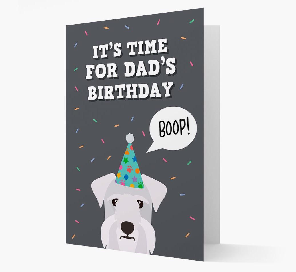 Dad's Birthday Boop: Personalised {breedFullName} Card