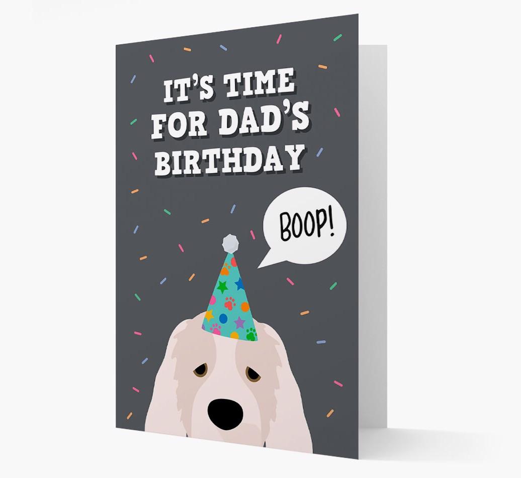 Dad's Birthday Boop: Personalised {breedFullName} Card