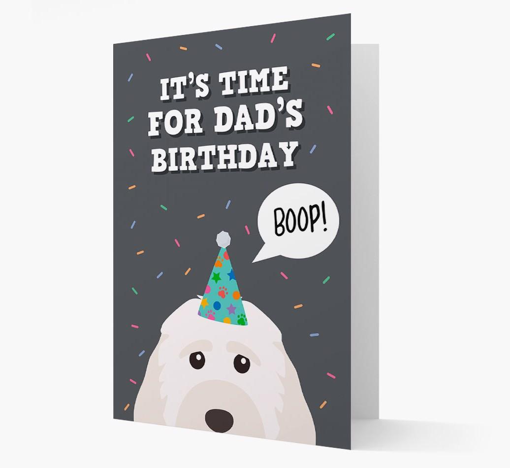 Dad's Birthday Boop: Personalised {breedFullName} Card