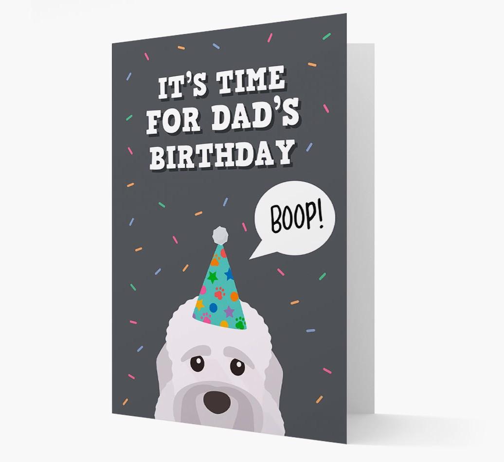 Dad's Birthday Boop: Personalised {breedFullName} Card