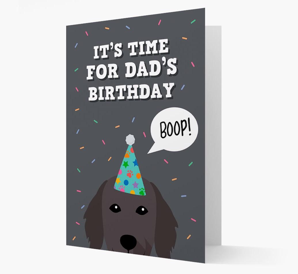 Dad's Birthday Boop: Personalised {breedFullName} Card