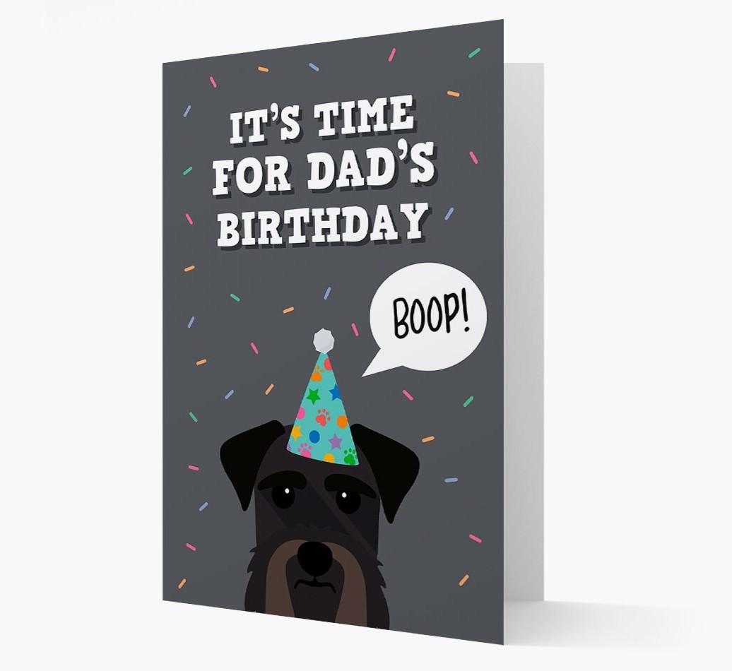 Dad's Birthday Boop: Personalised {breedFullName} Card