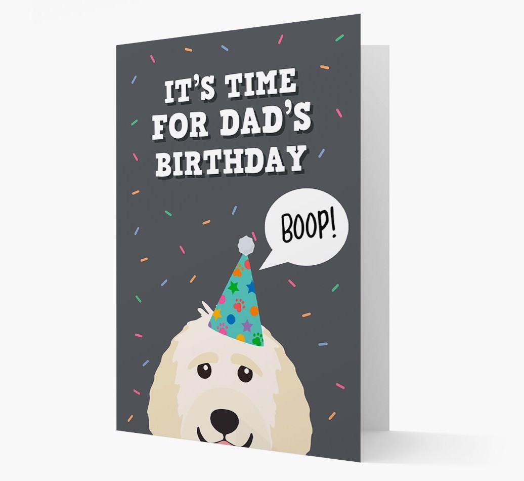 Dad's Birthday Boop: Personalised {breedFullName} Card
