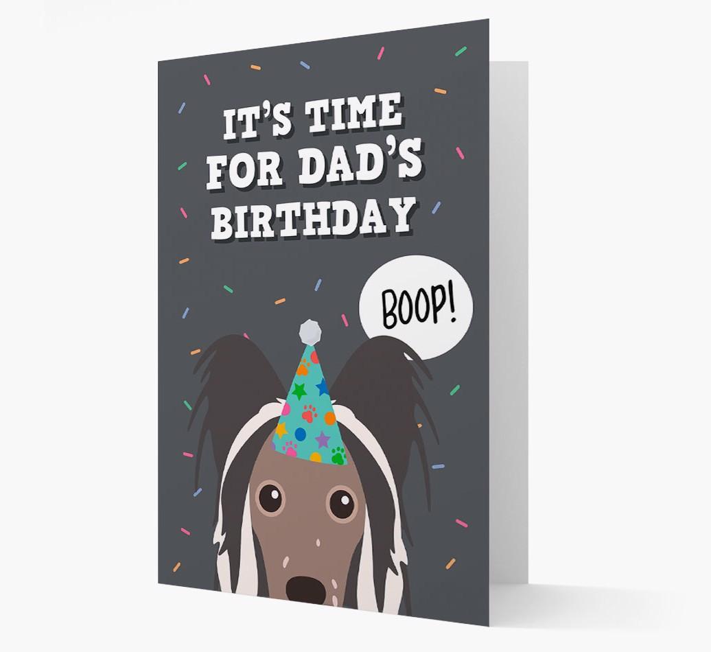 Dad's Birthday Boop: Personalised {breedFullName} Card
