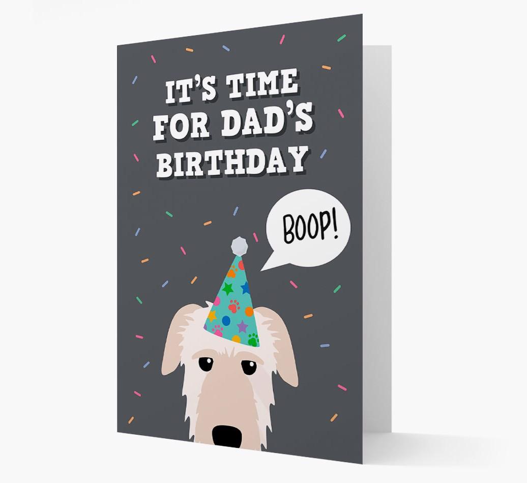 Dad's Birthday Boop: Personalised {breedFullName} Card