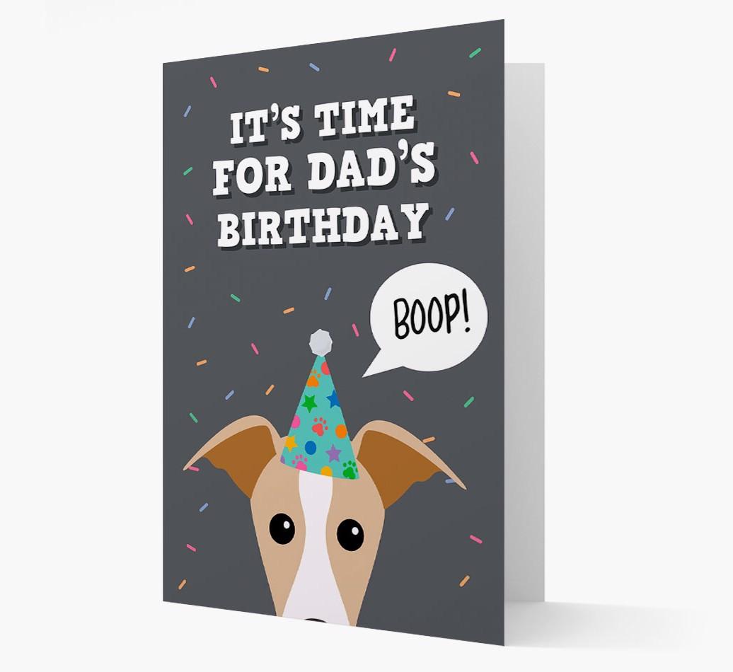 Dad's Birthday Boop: Personalised {breedFullName} Card