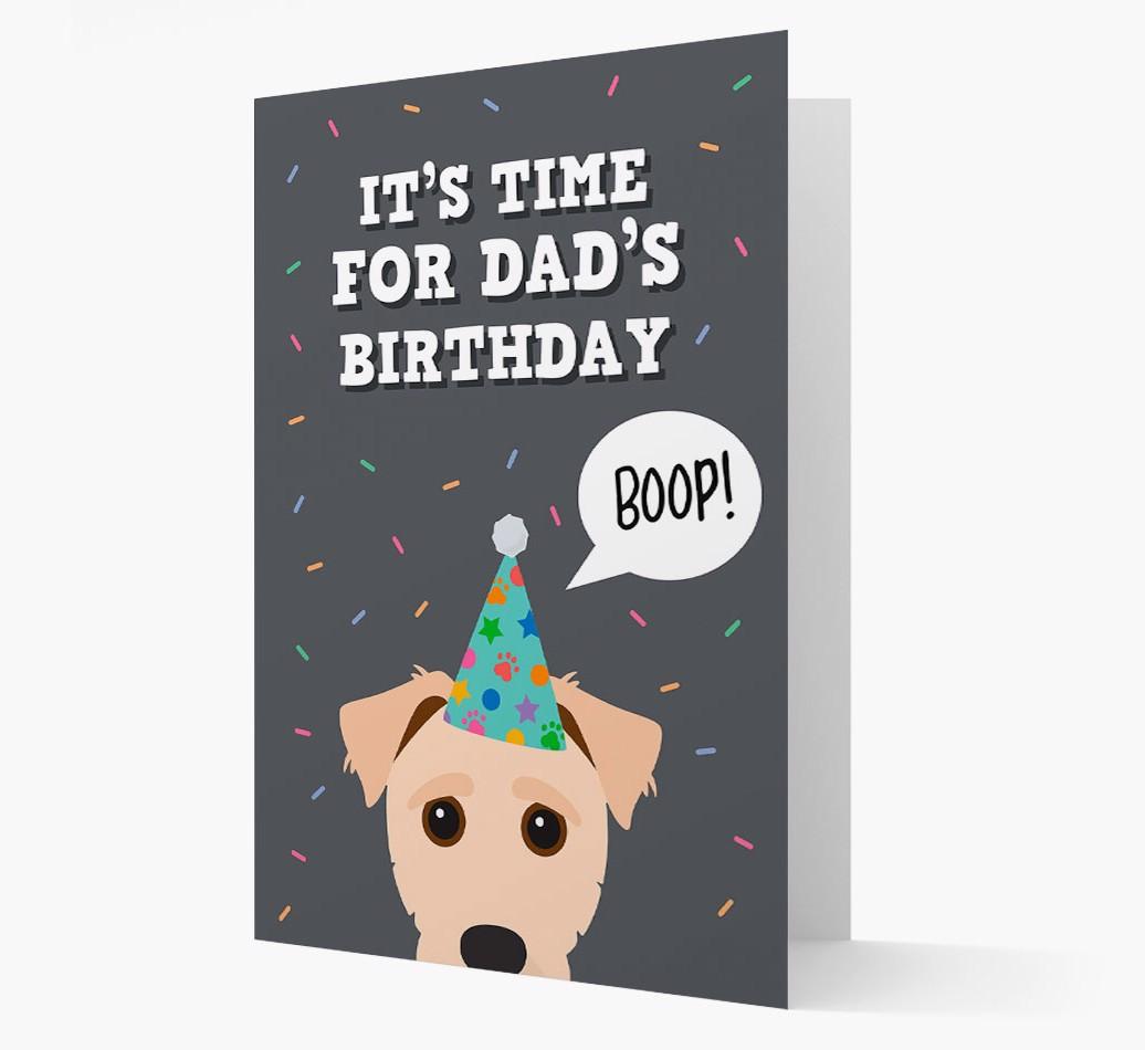 Dad's Birthday Boop: Personalised {breedFullName} Card