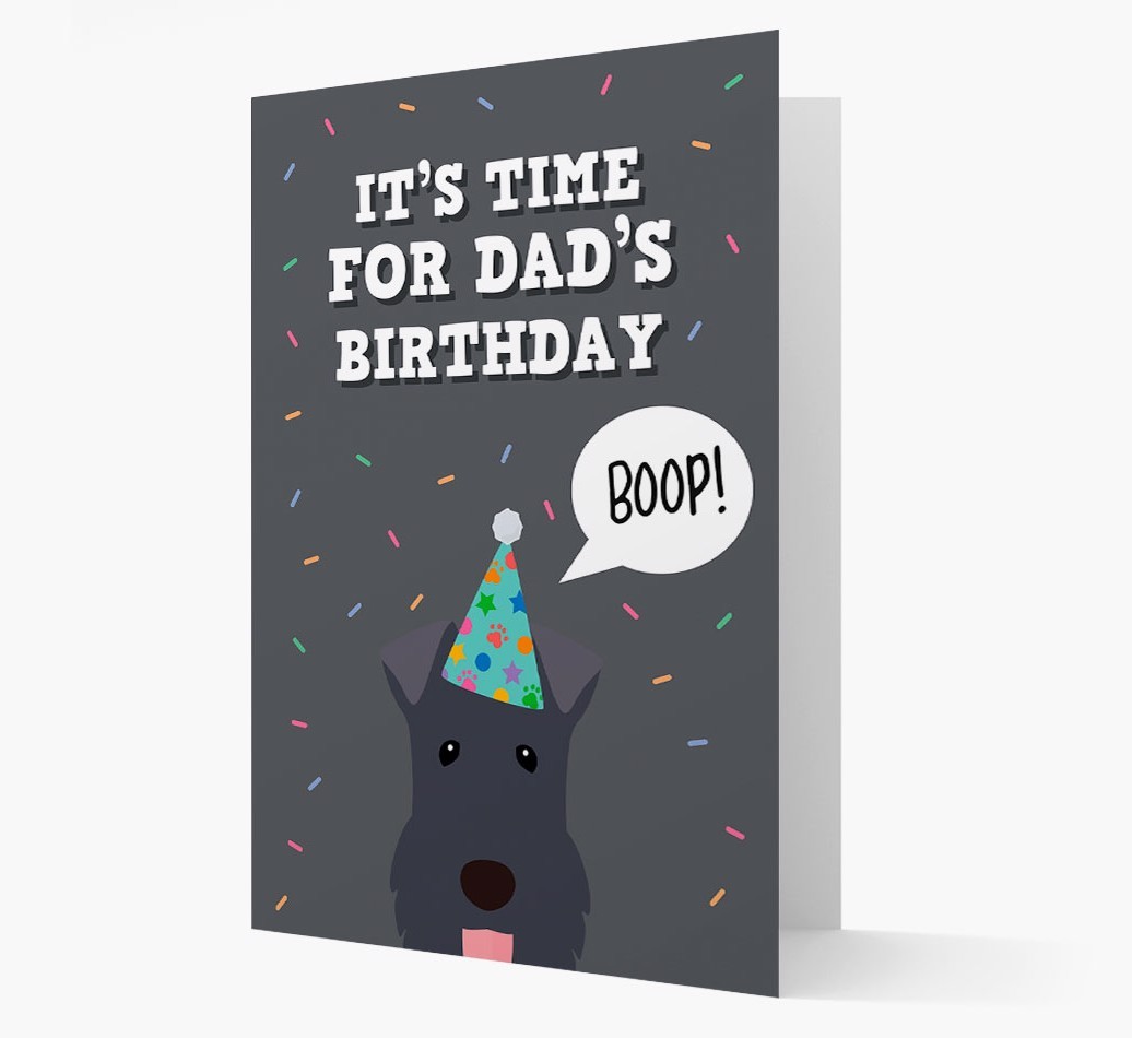 Dad's Birthday Boop: Personalised {breedFullName} Card
