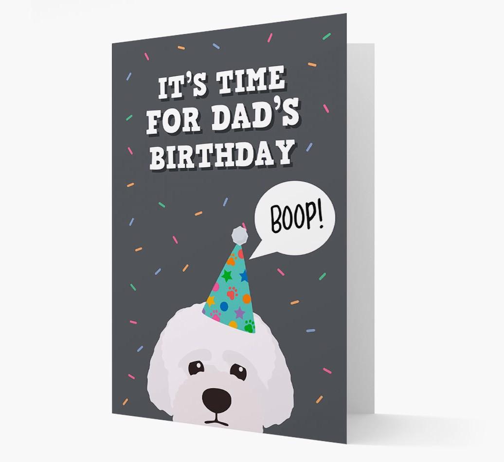 Dad's Birthday Boop: Personalised {breedFullName} Card