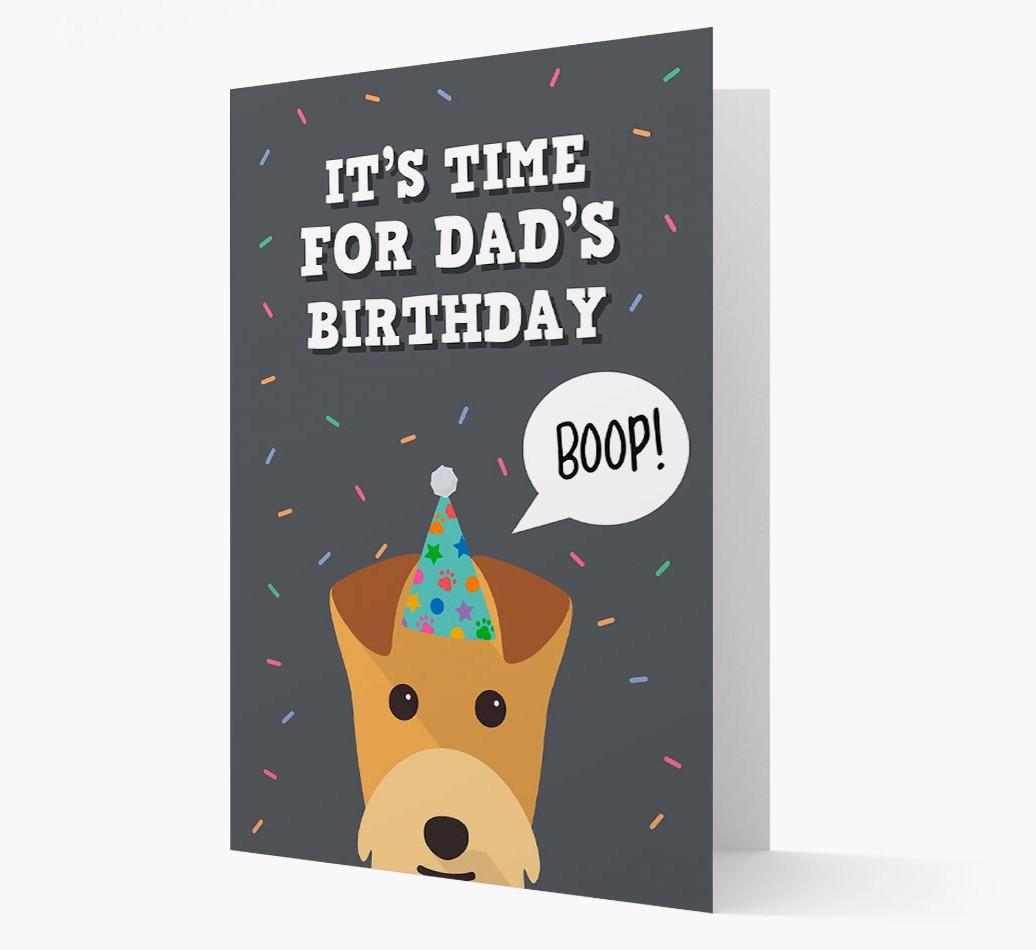 Dad's Birthday Boop: Personalised {breedFullName} Card