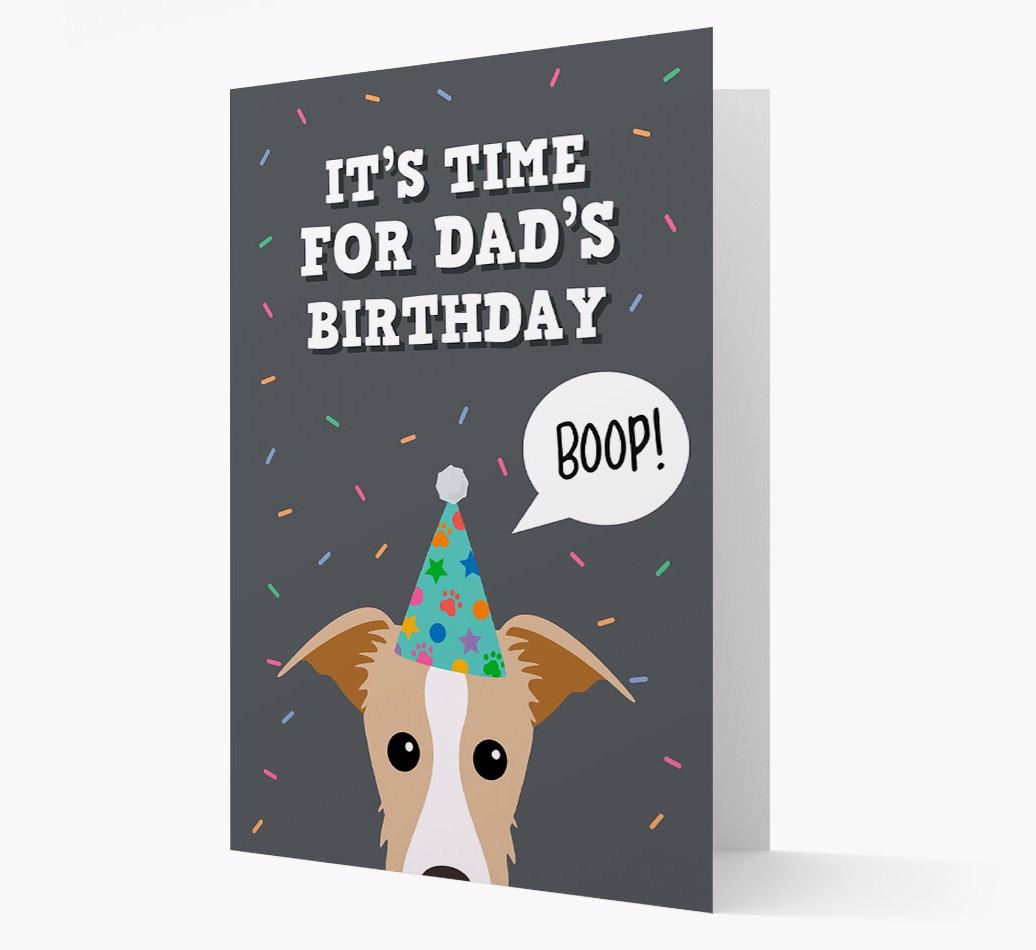 Dad's Birthday Boop: Personalised {breedFullName} Card