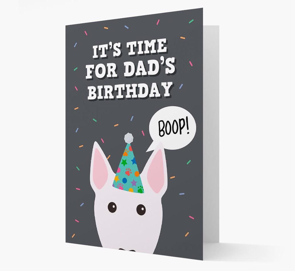 Dad's Birthday Boop: Personalised {breedFullName} Card