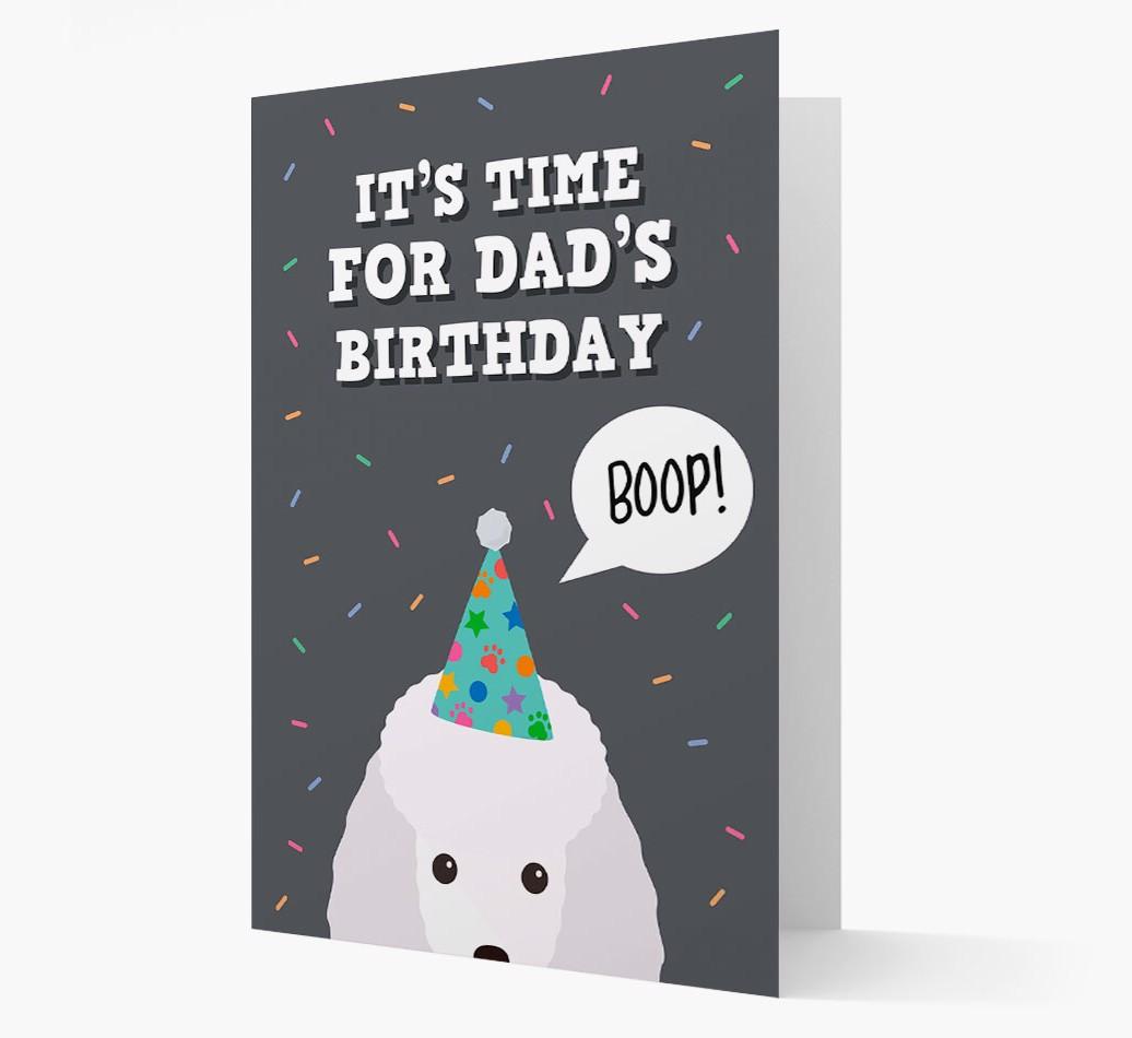 Dad's Birthday Boop: Personalised {breedFullName} Card