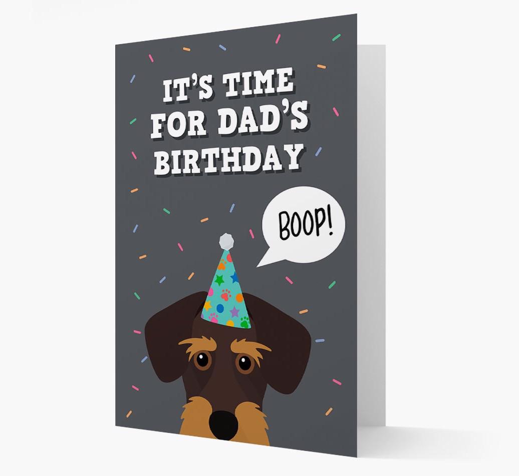 Dad's Birthday Boop: Personalised {breedFullName} Card