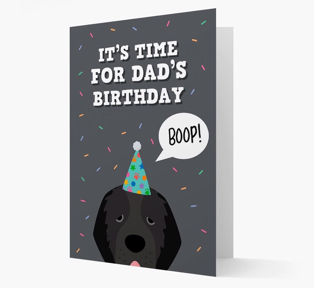 Dad's Birthday Boop: Personalised {breedFullName} Card