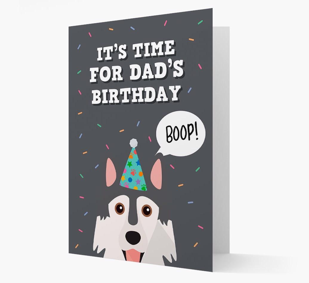 Dad's Birthday Boop: Personalised {breedFullName} Card