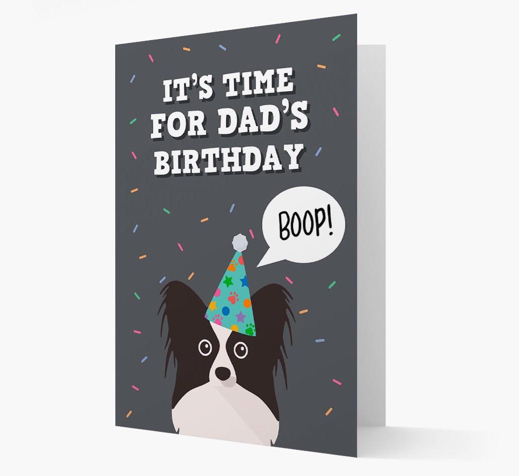 Dad's Birthday Boop: Personalised {breedFullName} Card