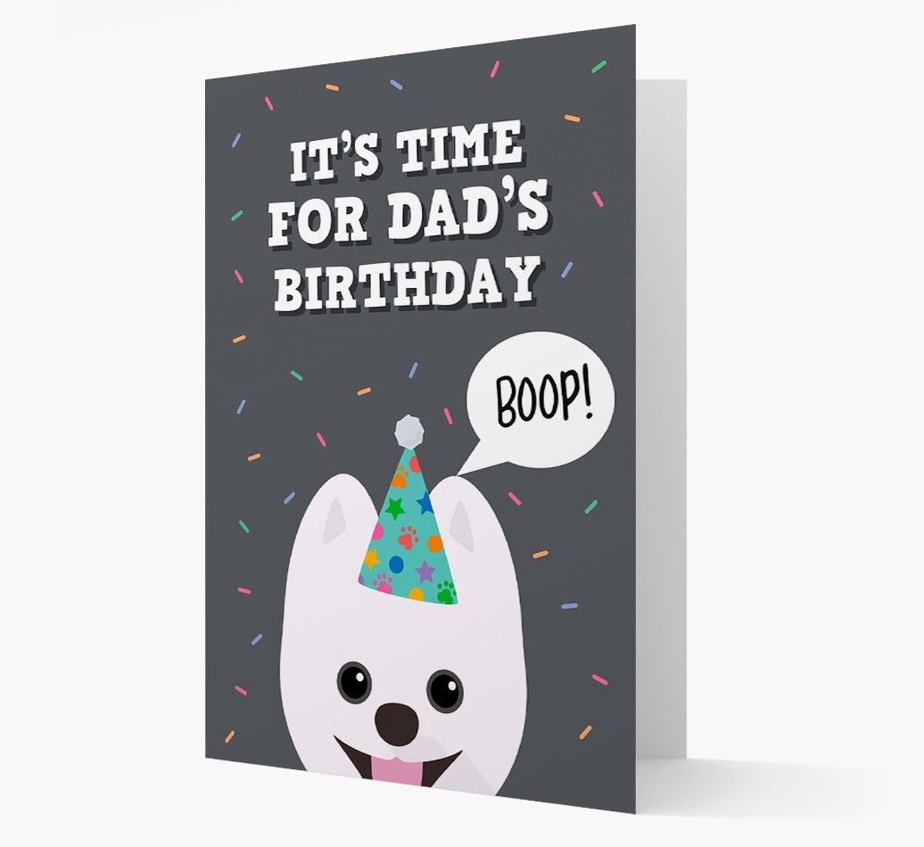 Dad's Birthday Boop: Personalised {breedFullName} Card