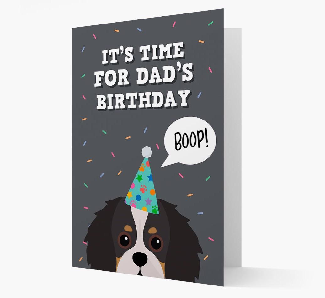 Dad's Birthday Boop: Personalised {breedFullName} Card