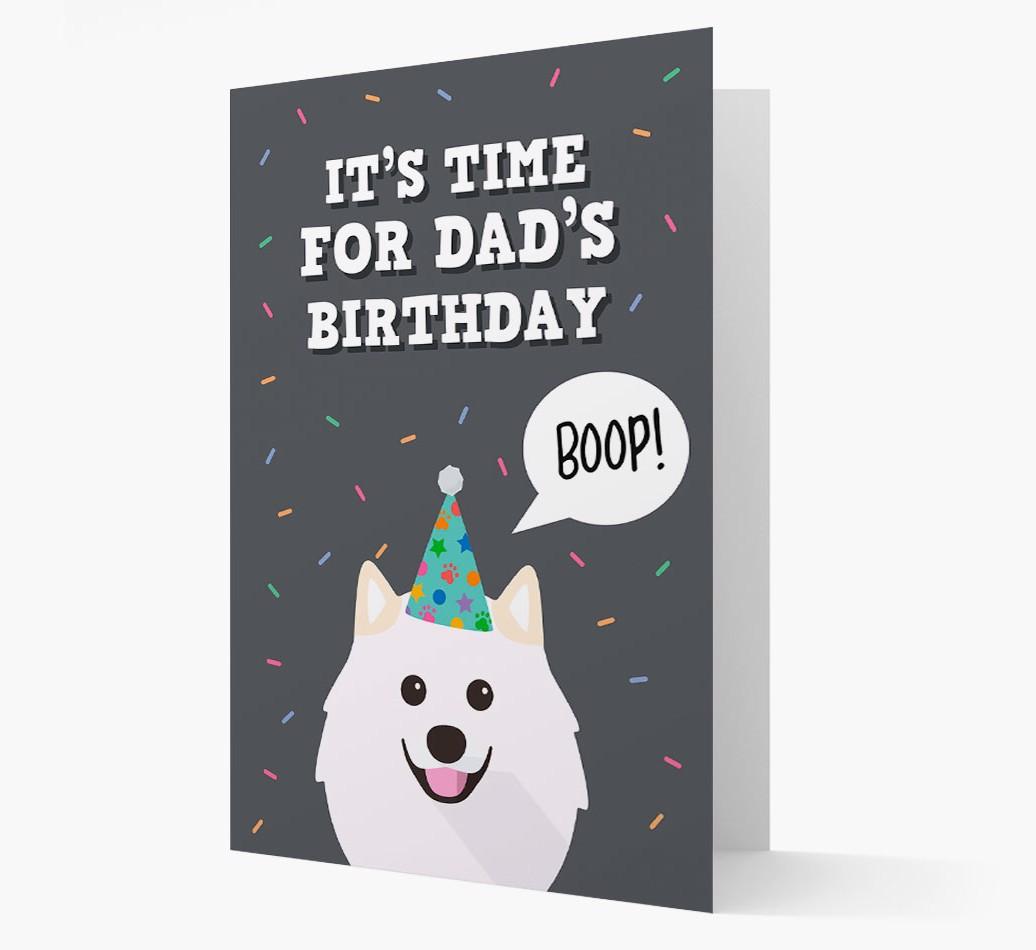 Dad's Birthday Boop: Personalised {breedFullName} Card