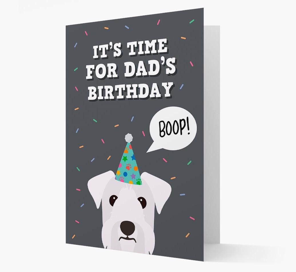 Dad's Birthday Boop: Personalised {breedFullName} Card