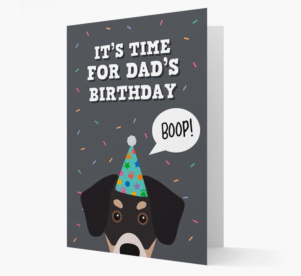 Dad's Birthday Boop: Personalised {breedFullName} Card