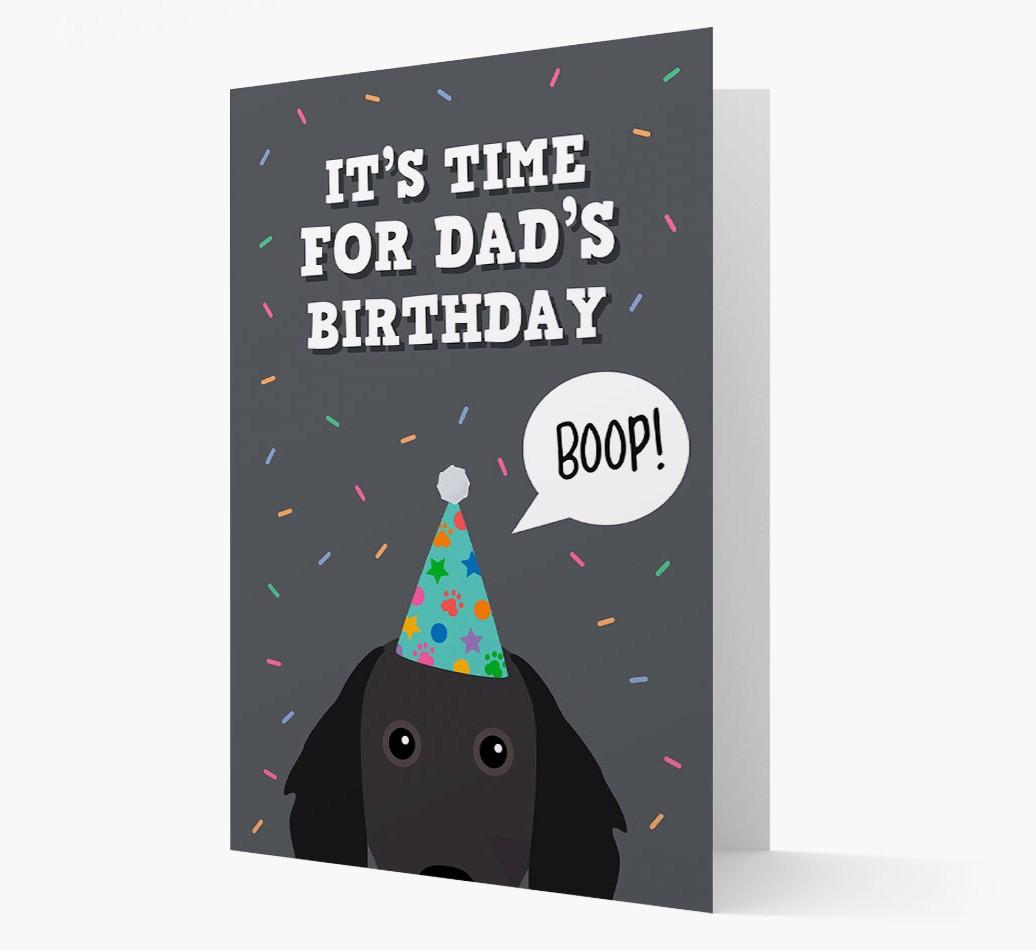 Dad's Birthday Boop: Personalised {breedFullName} Card