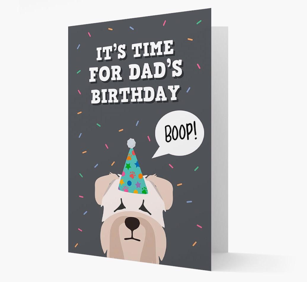 Dad's Birthday Boop: Personalised {breedFullName} Card