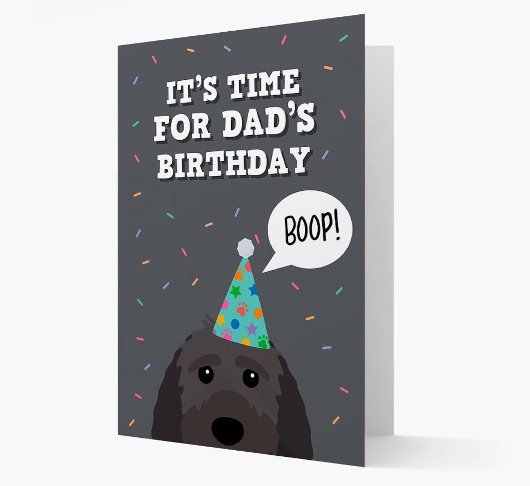 Dad's Birthday Boop: Personalised {breedFullName} Card