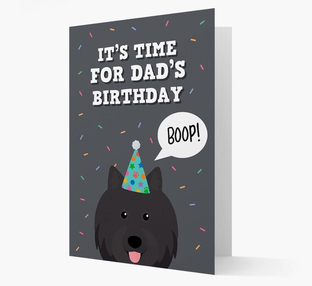 Dad's Birthday Boop: Personalised {breedFullName} Card