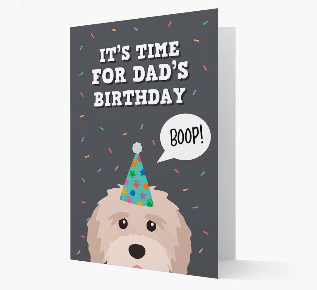 Dad's Birthday Boop: Personalised {breedFullName} Card
