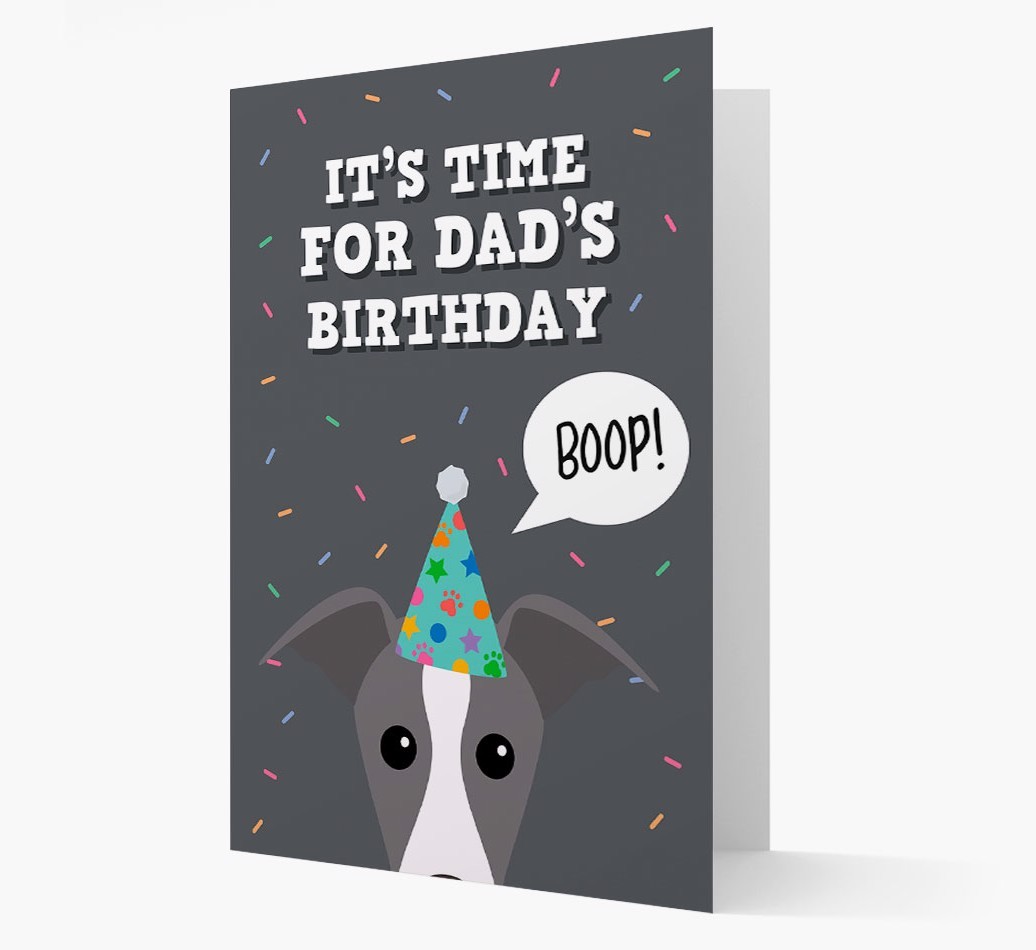 Dad's Birthday Boop: Personalised {breedFullName} Card