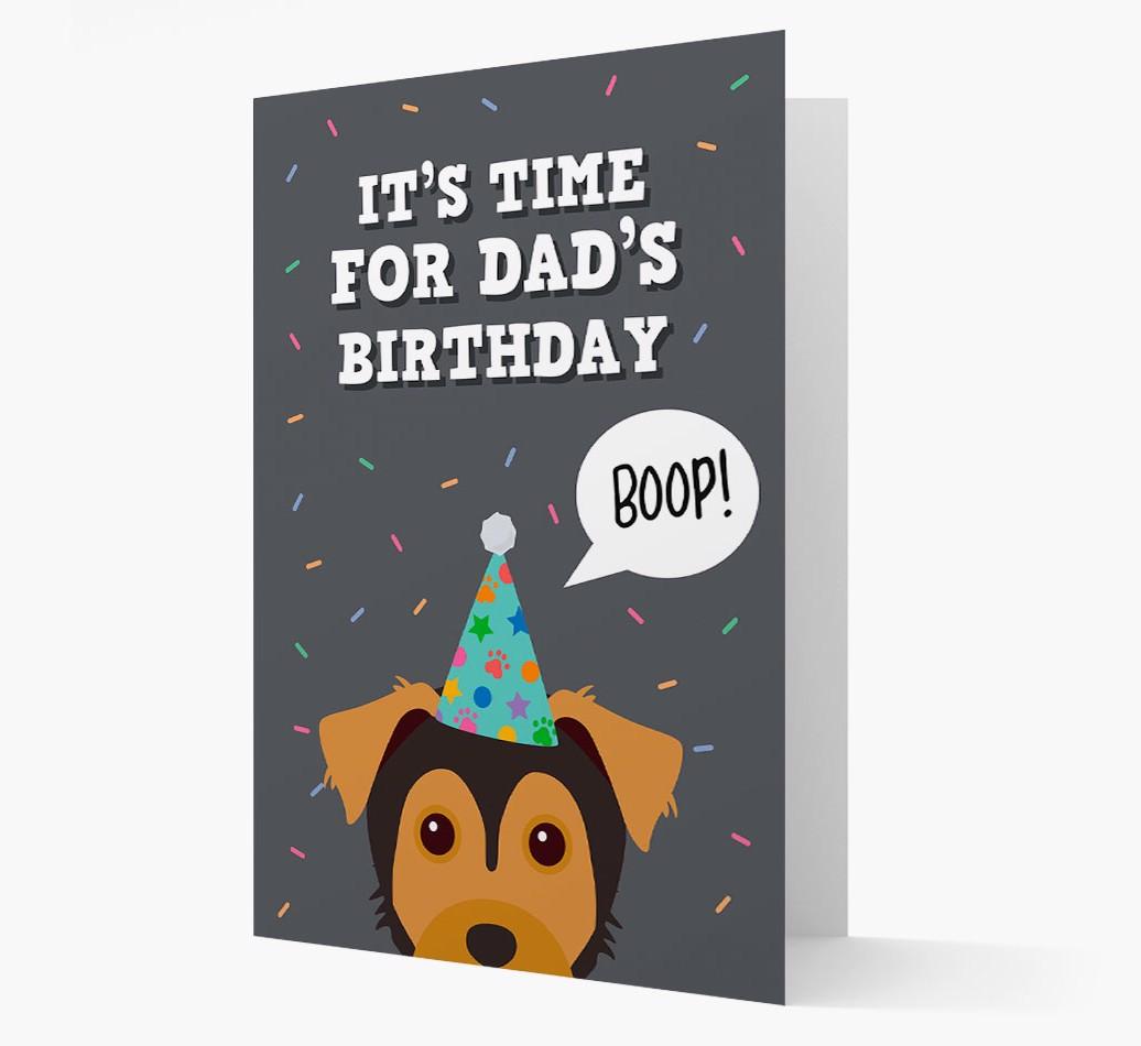 Dad's Birthday Boop: Personalised {breedFullName} Card