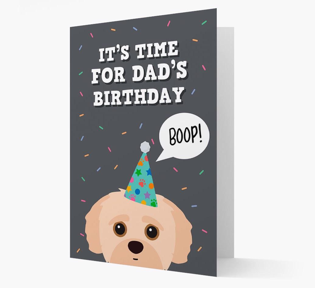 Dad's Birthday Boop: Personalised {breedFullName} Card