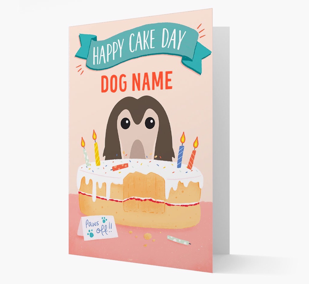 Happy Cake Day: Personalised {breedFullName} Card