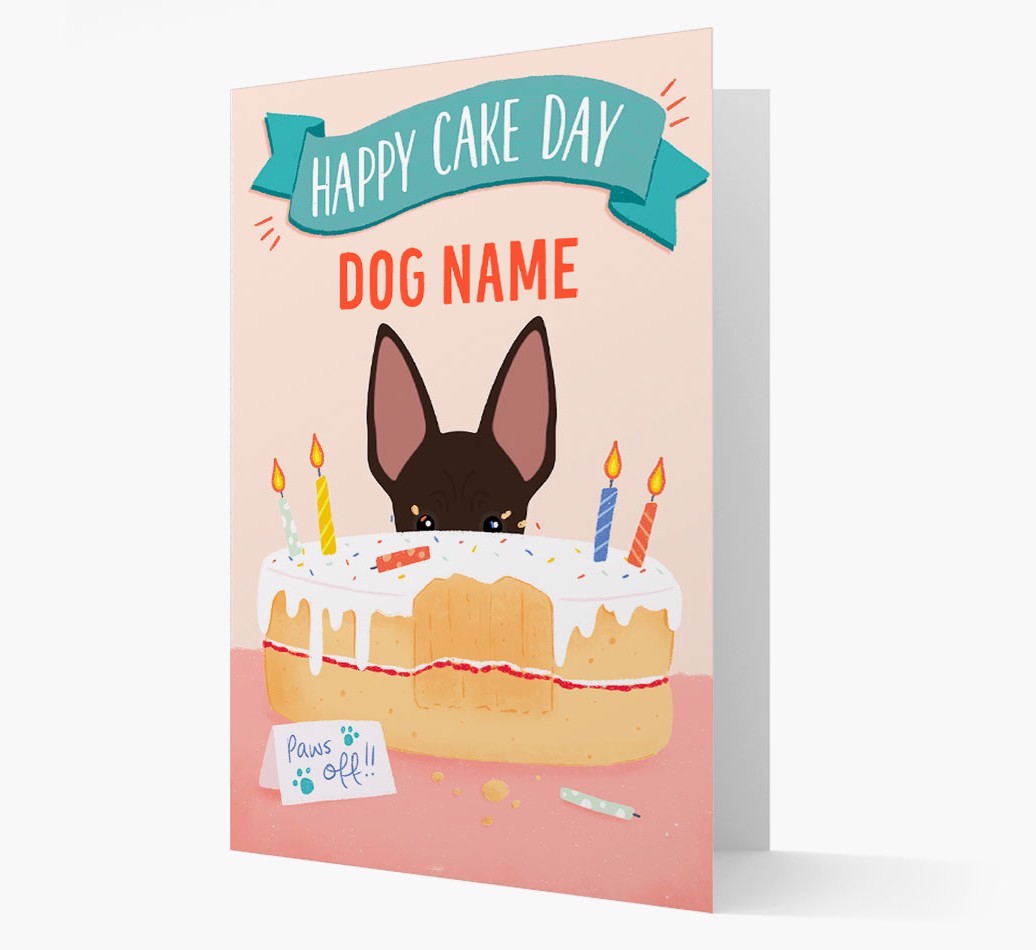 Happy Cake Day: Personalised {breedFullName} Card
