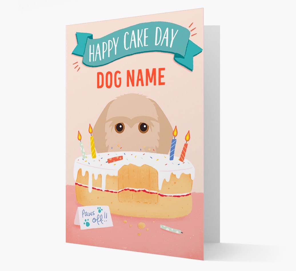 Happy Cake Day: Personalised {breedFullName} Card